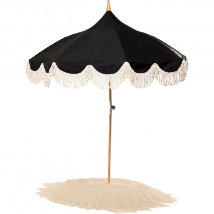 Parasol Temple noir 200cm Kare Design