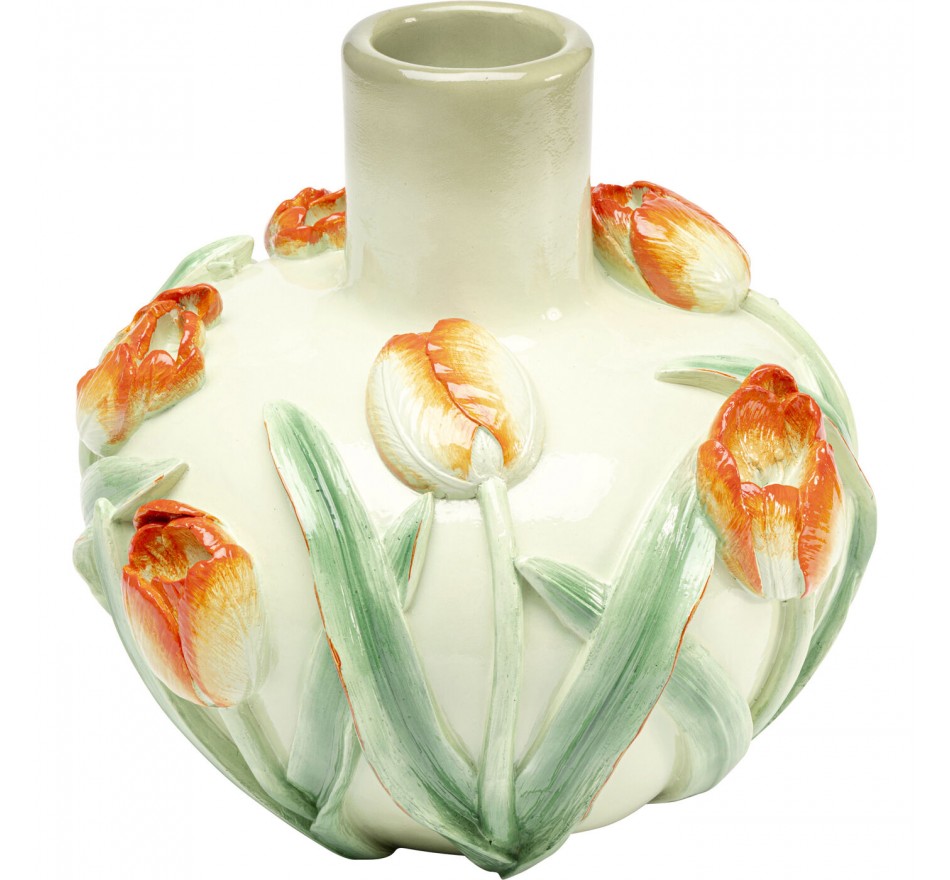 Vase poppies 29cm Kare Design