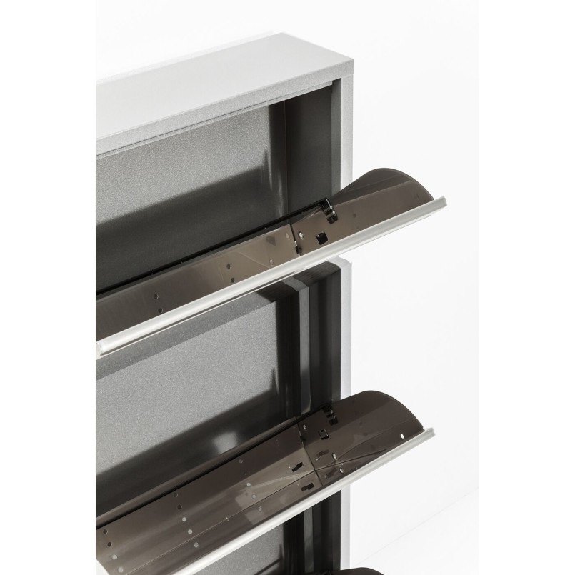 Casier à chaussures alu 3 tiroirs - Caruso - Kare Design