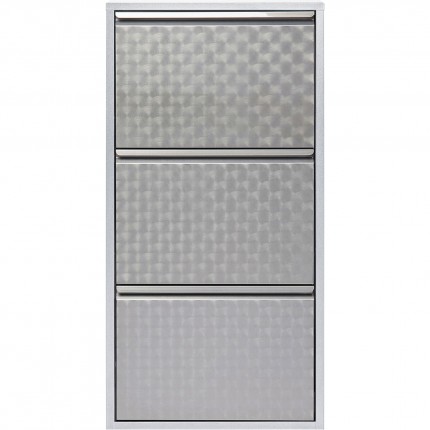 Shoe Container Caruso grey 3 drawers Kare Design