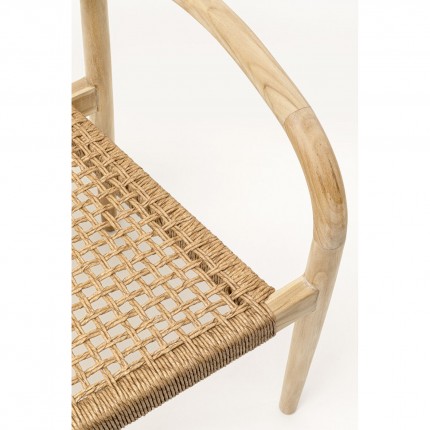 Ensemble de jardin Bella table 180x90cm et 4 chaises Kare Design