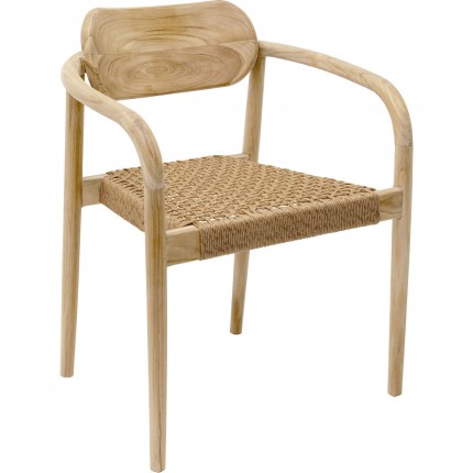 Outdoor Set Bella table 180x90cm and 4 chairs Kare Design