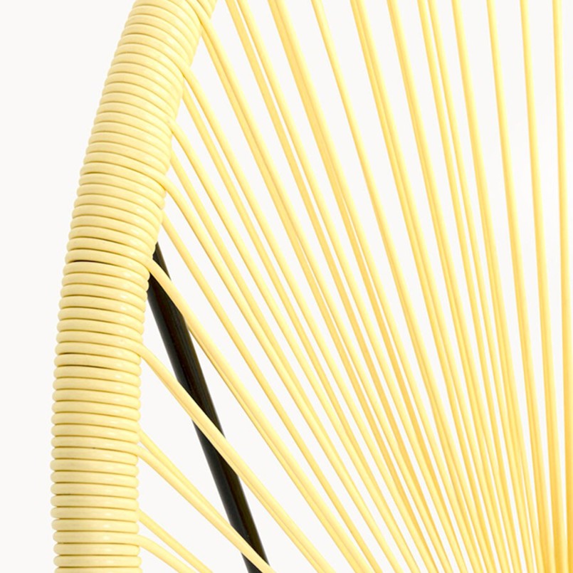 Fauteuil de jardin jaune pastel - Acapulco - Kare Design
