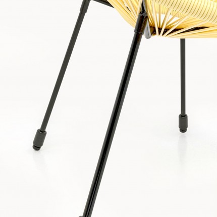 Outdoor Armchair Acapulco butter yellow Kare Design