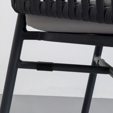 Outdoor Chair with armrests Santanyi grey Kare Design