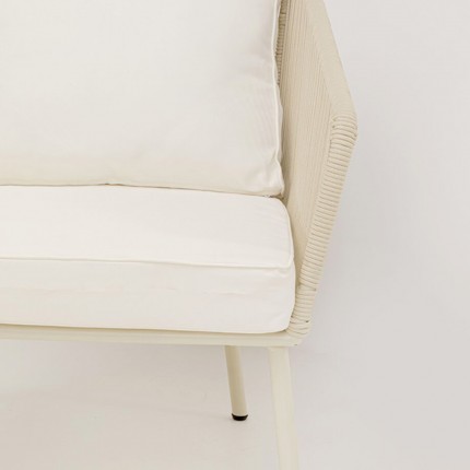Outdoor Armchair Elba cream Kare Design