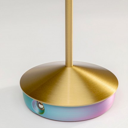 Table Lamp Swirl Sunrise gold Kare Design