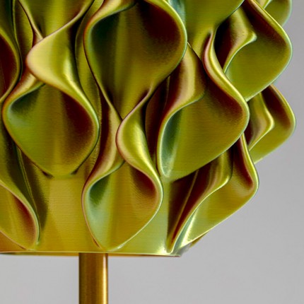 Lampe Swirl Sunrise dorée Kare Design