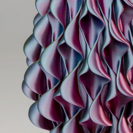 Lampe Swirl Sunrise dorée Kare Design