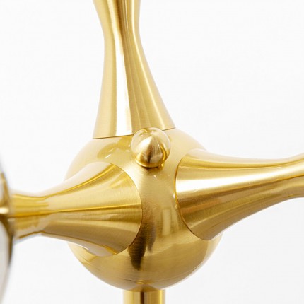 Lampadaire Atomic Balls 174cm doré Kare Design