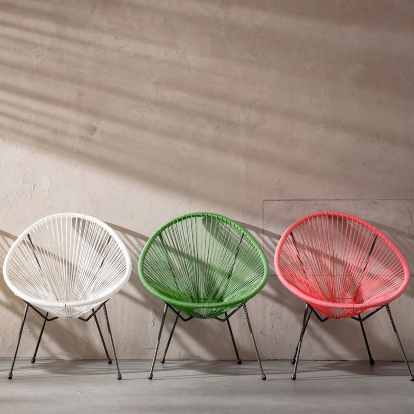 Green garden armchair - Acapulco - Kare Design