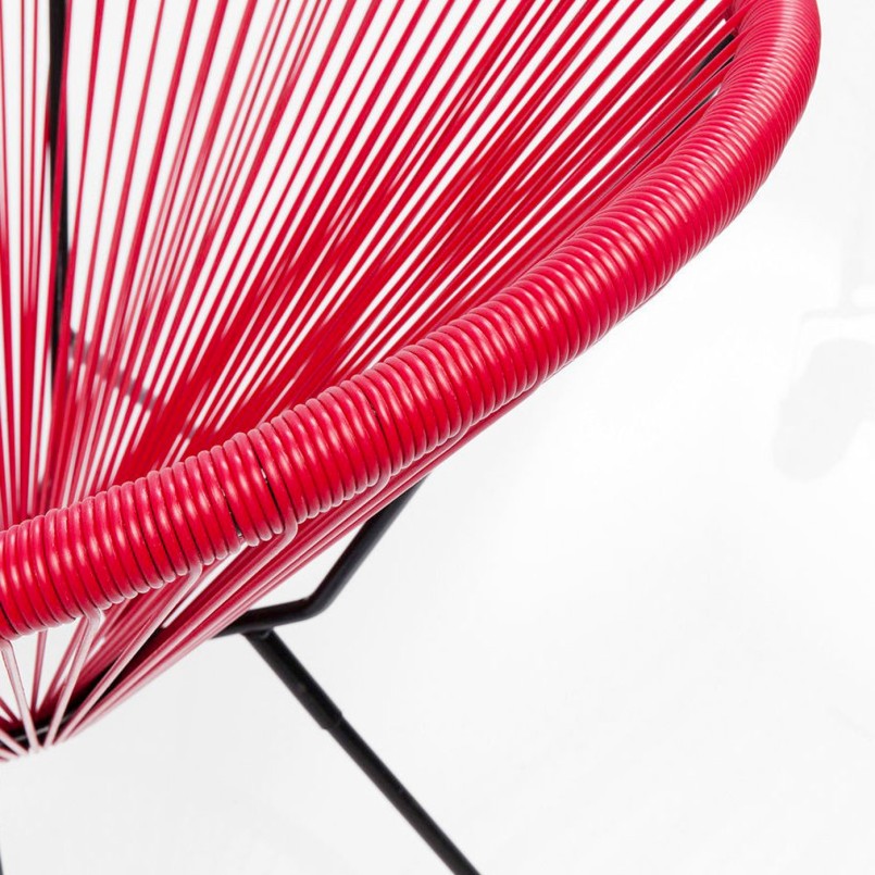 Red garden armchair - Acapulco - Kare Design