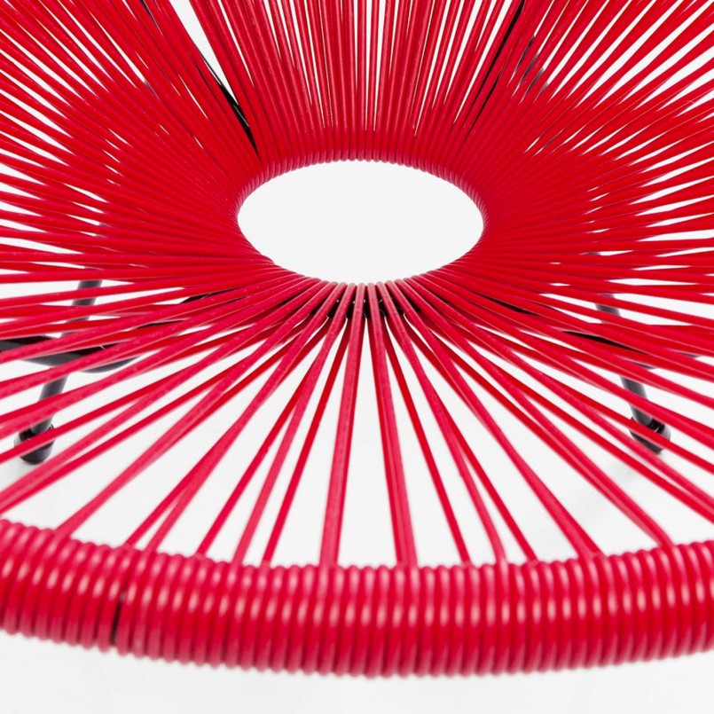 Fauteuil de jardin rouge - Acapulco - Kare Design