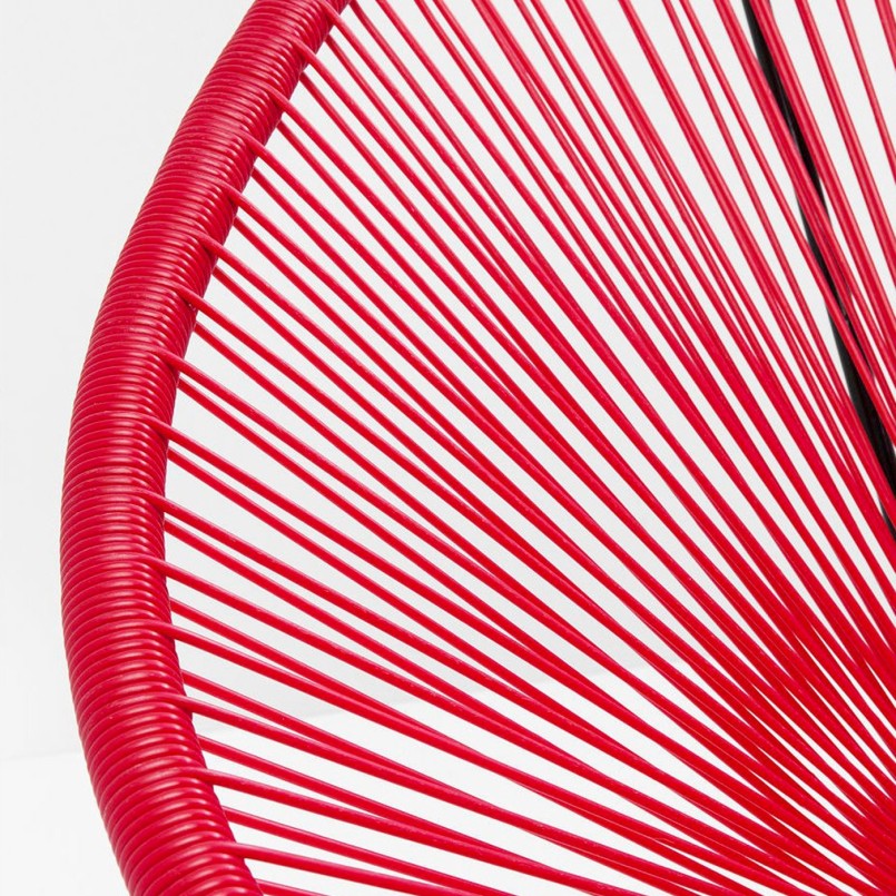 Red garden armchair - Acapulco - Kare Design