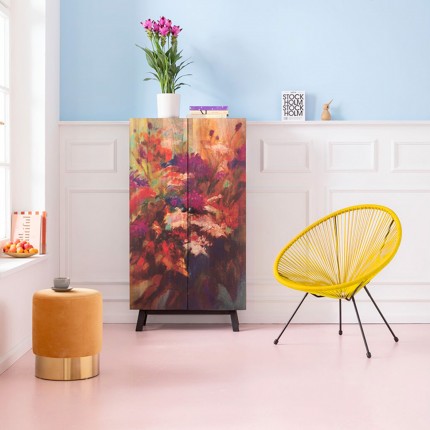 Fauteuil de jardin Acapulco jaune Kare Design