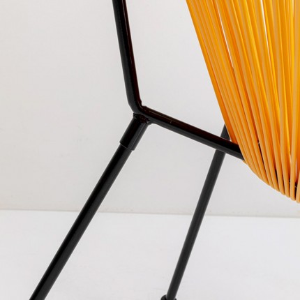 Fauteuil de jardin Acapulco jaune Kare Design