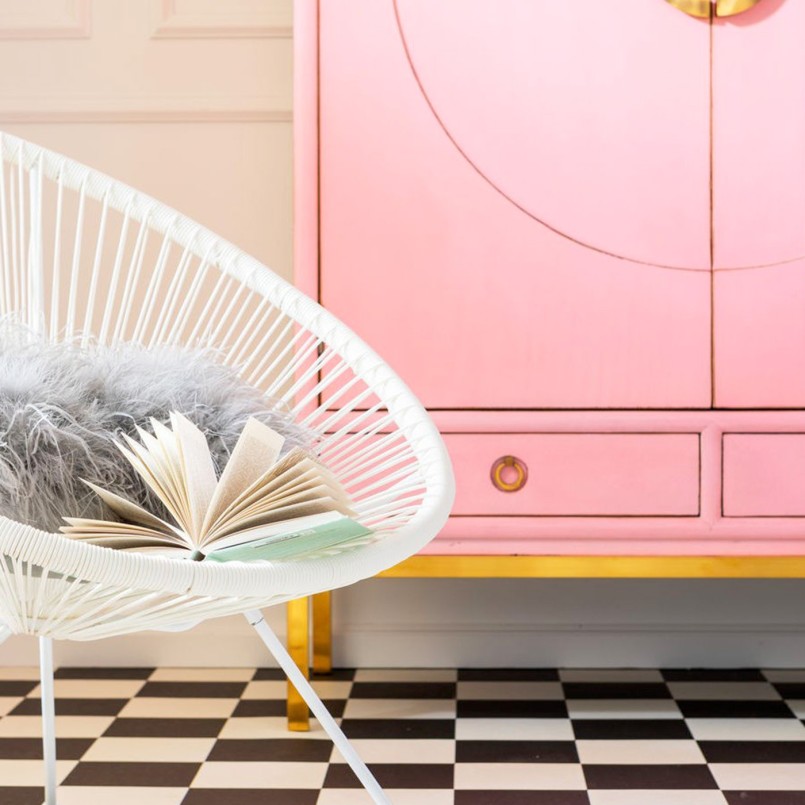White garden armchair - Acapulco - Kare Design