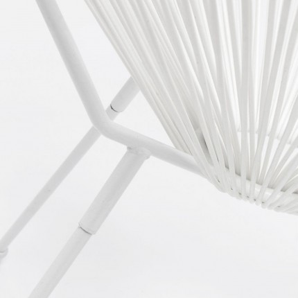 Outdoor Armchair Acapulco Mono white Kare Design