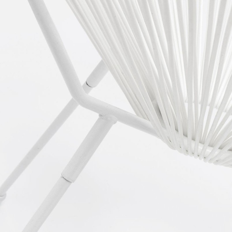 White garden armchair - Acapulco - Kare Design