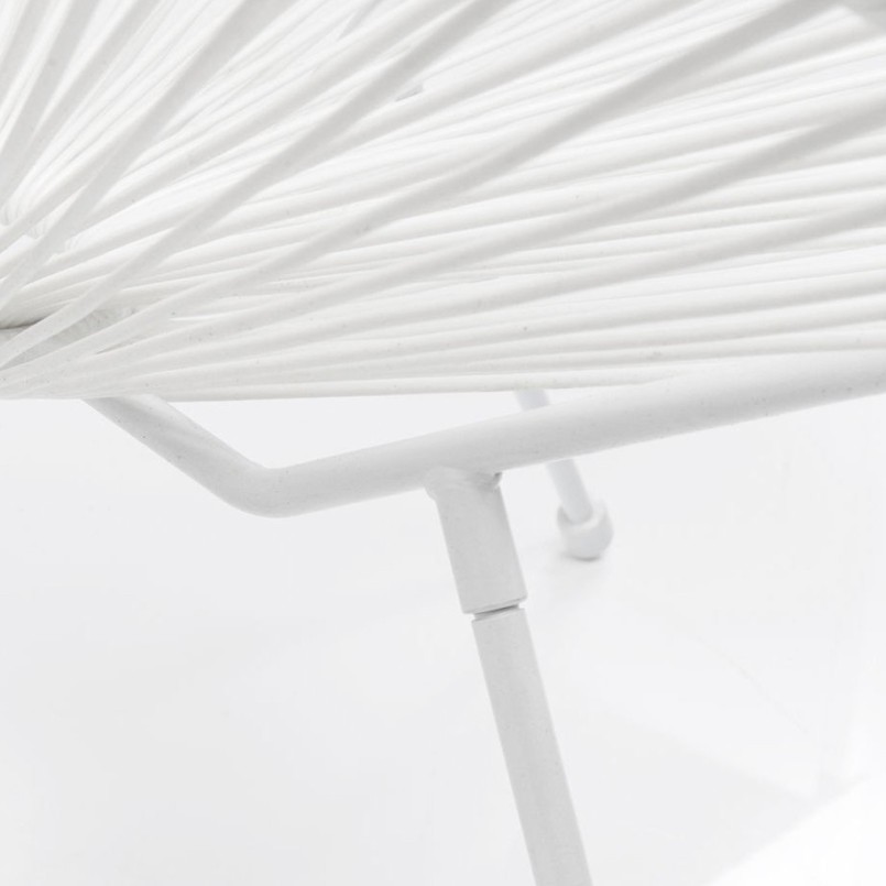 White garden armchair - Acapulco - Kare Design