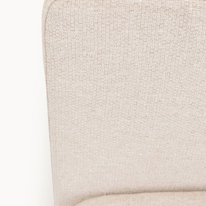 Canapé profond en tissu tressé beige - Jimmy - Kare Design