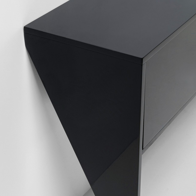 Console murale moderne noire - High Heel - Kare Design