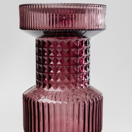 Bougeoir Marvelous Duo rose gris 49cm Kare Design