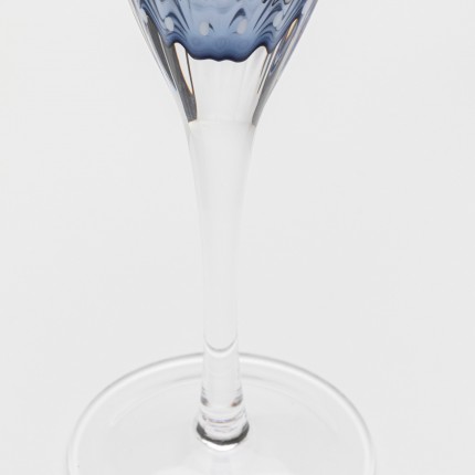 Champagne Glass Clue (6/set) Kare Design