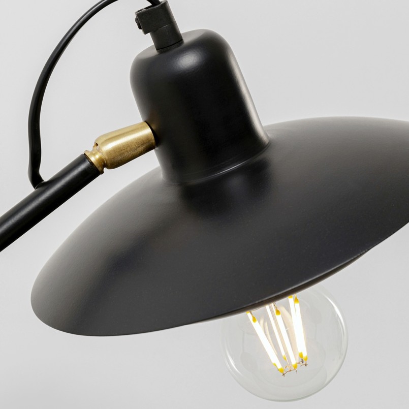Black industrial floor lamp - Speaker - Kare Design
