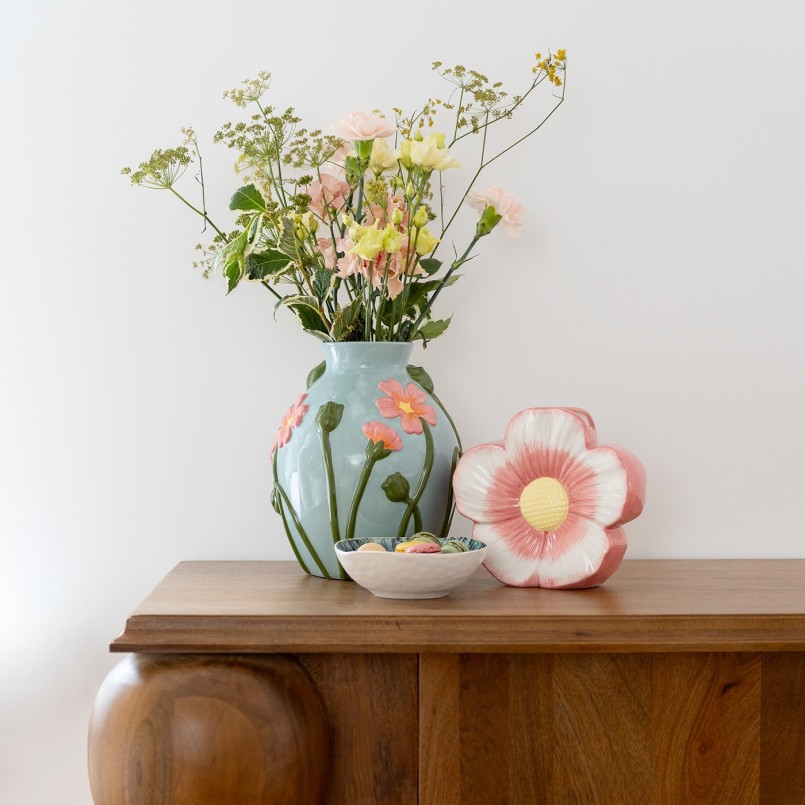 Vase flowers blue Kare Design