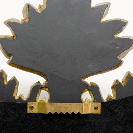 Miroir coeur doré 54x49cm Kare Design