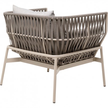 Fauteuil de jardin Formenta gris Kare Design