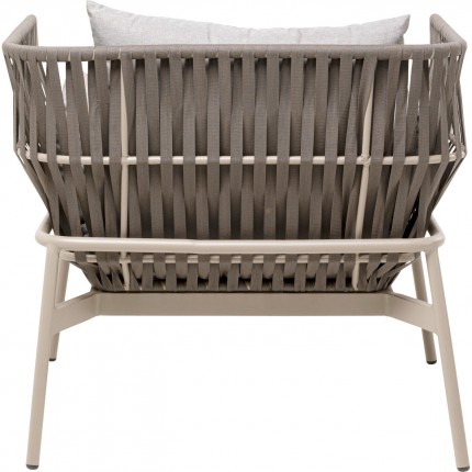 Fauteuil de jardin Formenta gris Kare Design