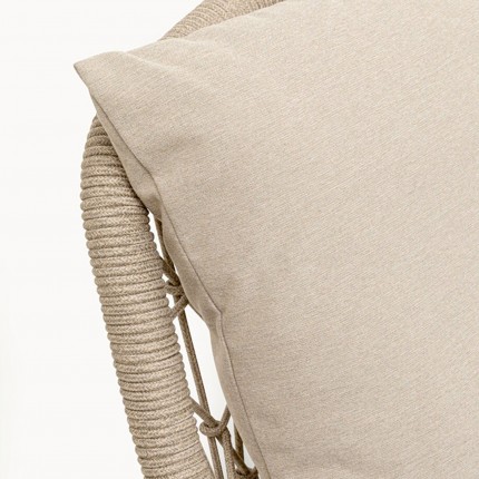 Fauteuil de jardin Milos beige Kare Design