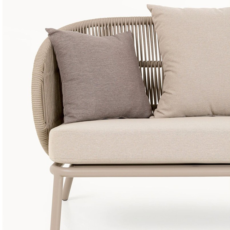 Salon de jardin beige 4/5 places - Sicily - Kare Design