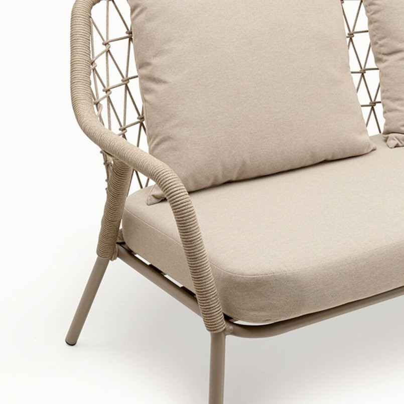 Canapé de jardin beige - Milos - Kare Design