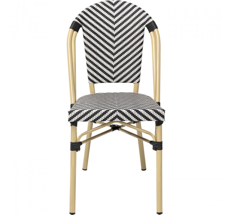 Chaise de jardin Montmartre noire Kare Design