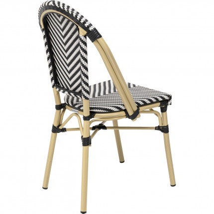 Chaise de jardin Montmartre noire Kare Design