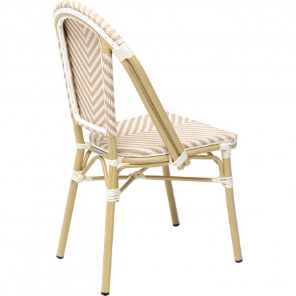 Chaise de jardin Montmartre beige Kare Design