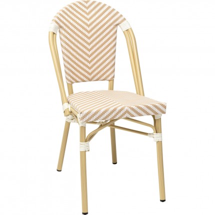 Chaise de jardin Montmartre beige Kare Design