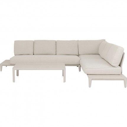 Salon de jardin Mykonos crème Kare Design