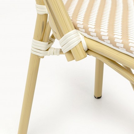 Outdoor Chair with armrests Montmartre beige Kare Design
