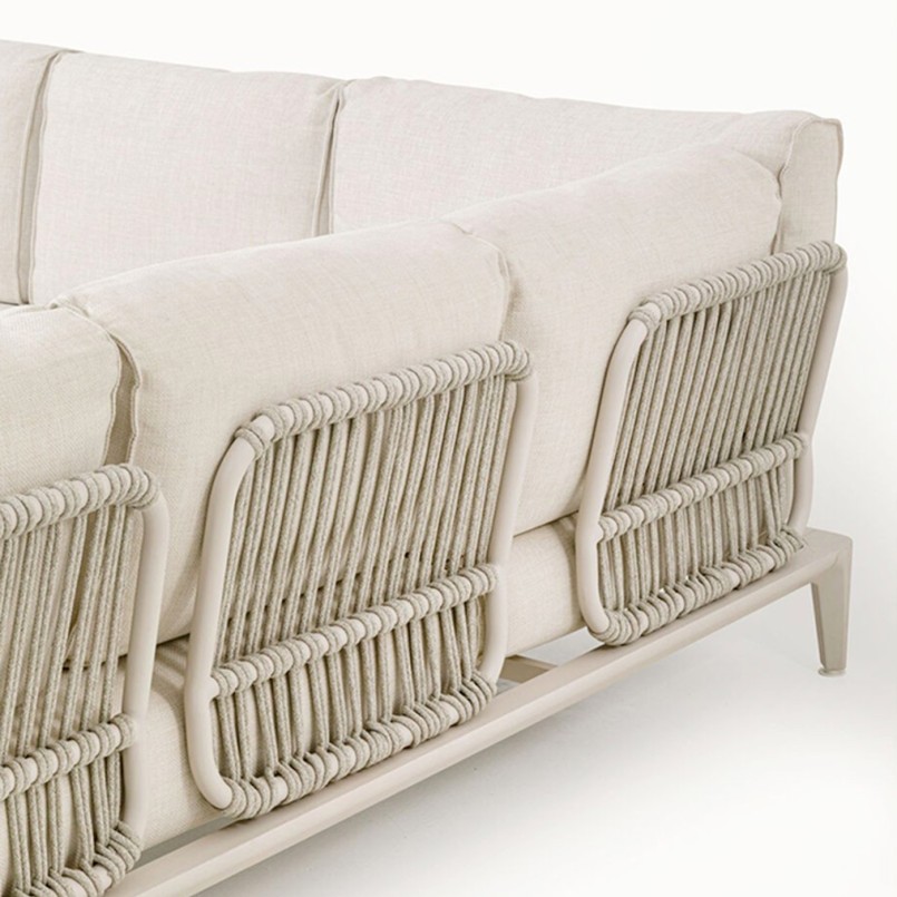 Cream-Colored Relaxation Garden Set - Mykonos - Kare Design