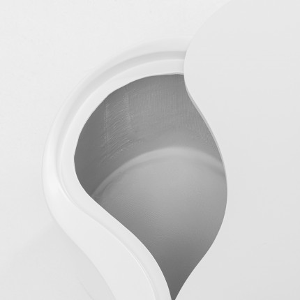 Table basse Lotus 35cm blanche Kare Design