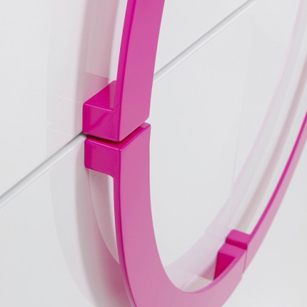 Cabinet Tresor white and pink Kare Design