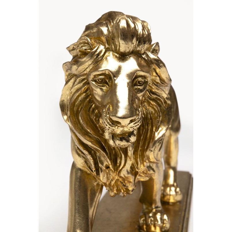 Figurine décorative Lion doré 31cm