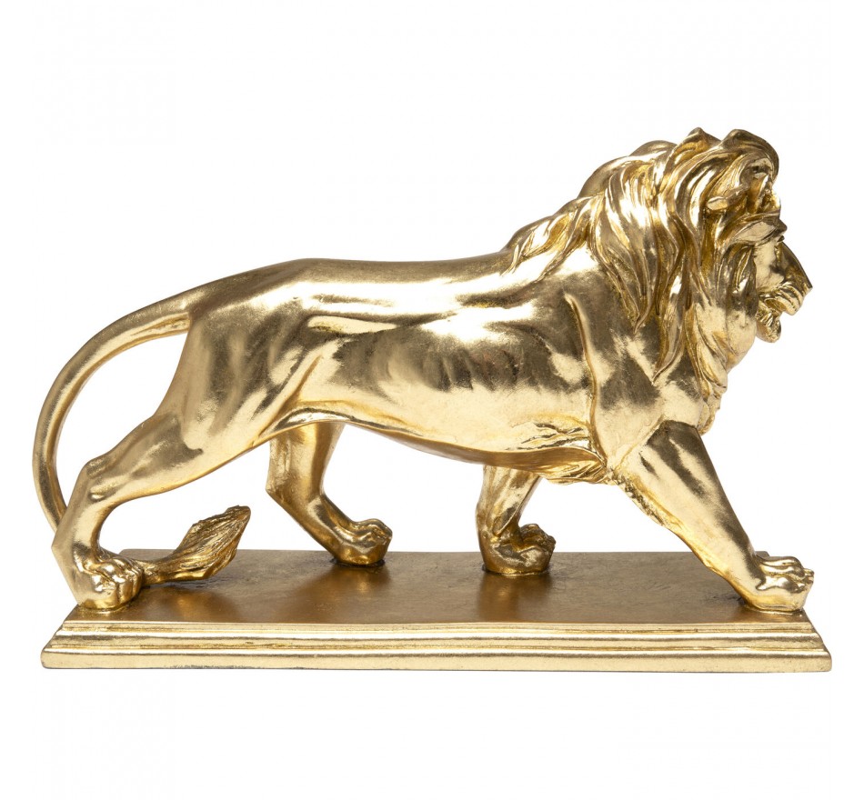 Déco lion doré 31cm Kare Design