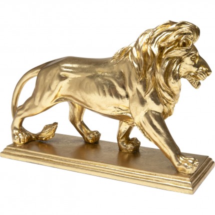 Déco lion doré 31cm Kare Design