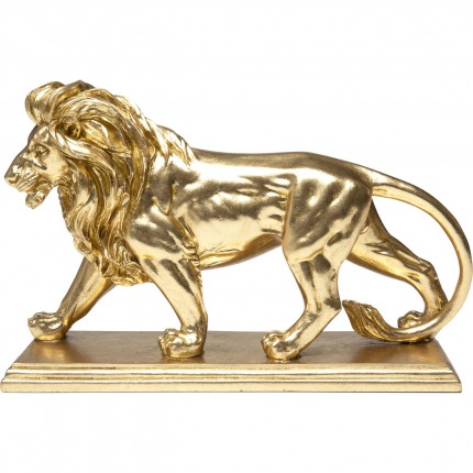 Déco lion doré 31cm Kare Design