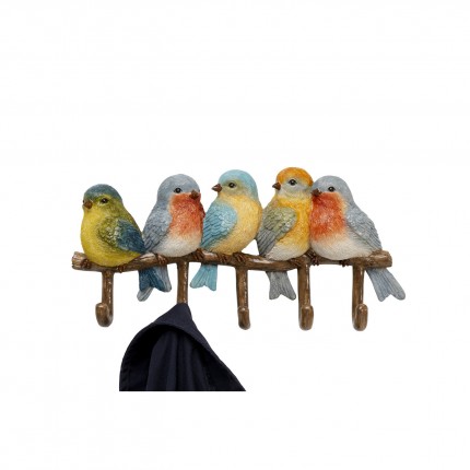Portemanteau mural oiseaux 36cm Kare Design